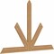 Ekena Millwork Saratoga Timber Gable Bracket, Western Red Cedar, 84"W x 56"H x 1 1/2"D x 5 1/2"F, 16/12 Pitch GBW084X56X0206SAR00SWR - alternate 4